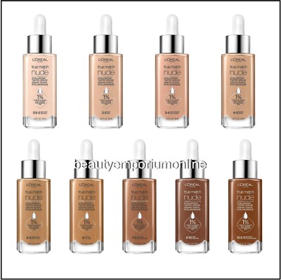 Loreal True Match Nude Hyaluronic Tinted Serum Foundation 1oz YOU CHOOSE