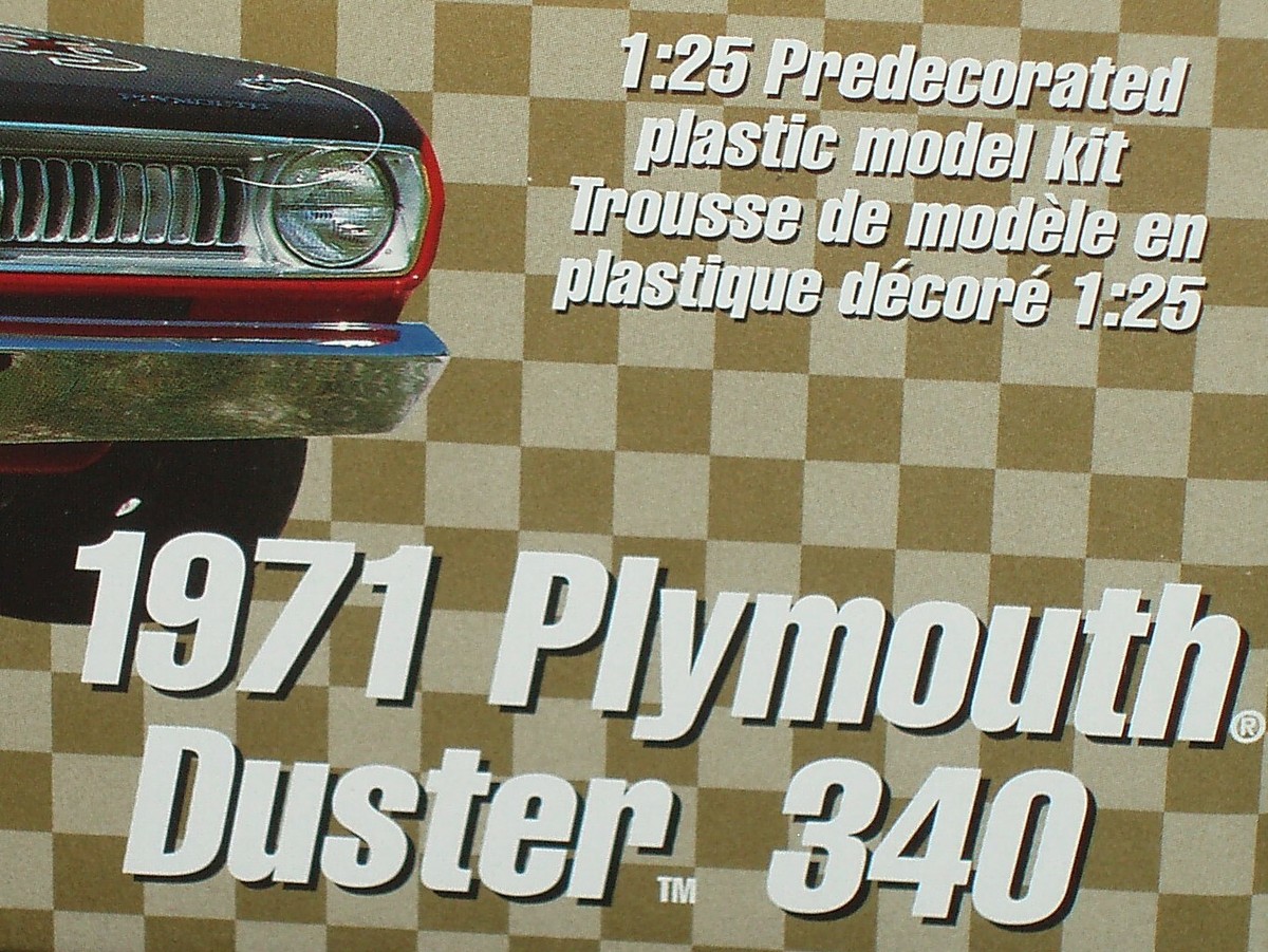 AMT PRO SHOP 1971 PLYMOUTH DUSTER 340 GREEN 1/25 PREPAINTED