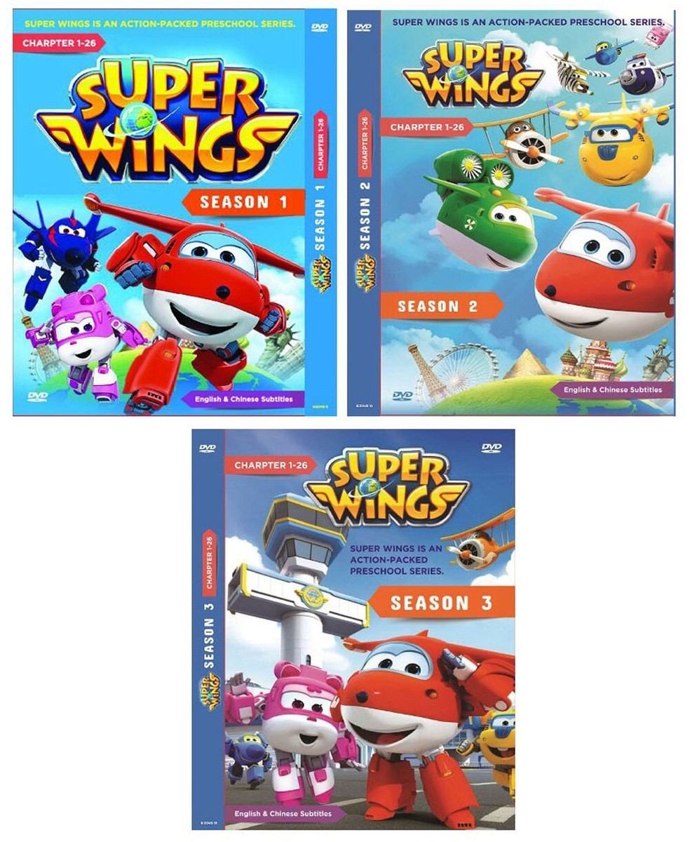 CHILDREN~DVD SUPER WINGS SEASON 1-3 VOL.1-78 *ENGLISH DUBBED