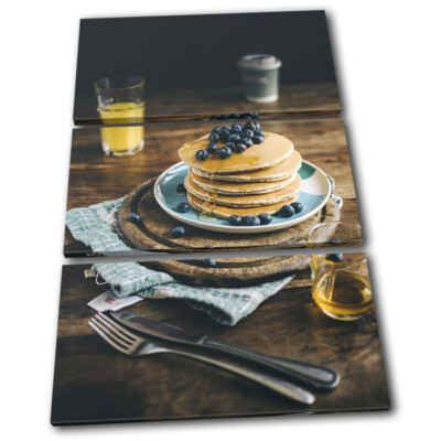 Breakfast Healthy Cafe Food Kitchen TREBLE Leinwand Kunst Bild drucken