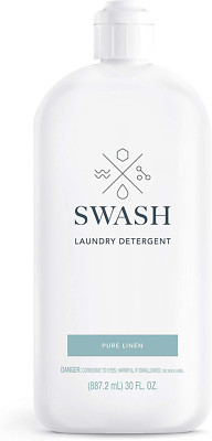 SWASH, Liquid Laundry Detergent, Pure Linen, 83 Loads, 30 Fl. Oz.
