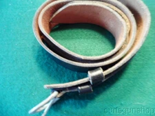 VINTAGE JAY-PEE BLACK LEATHER SIZE 38 PISTOL BELT