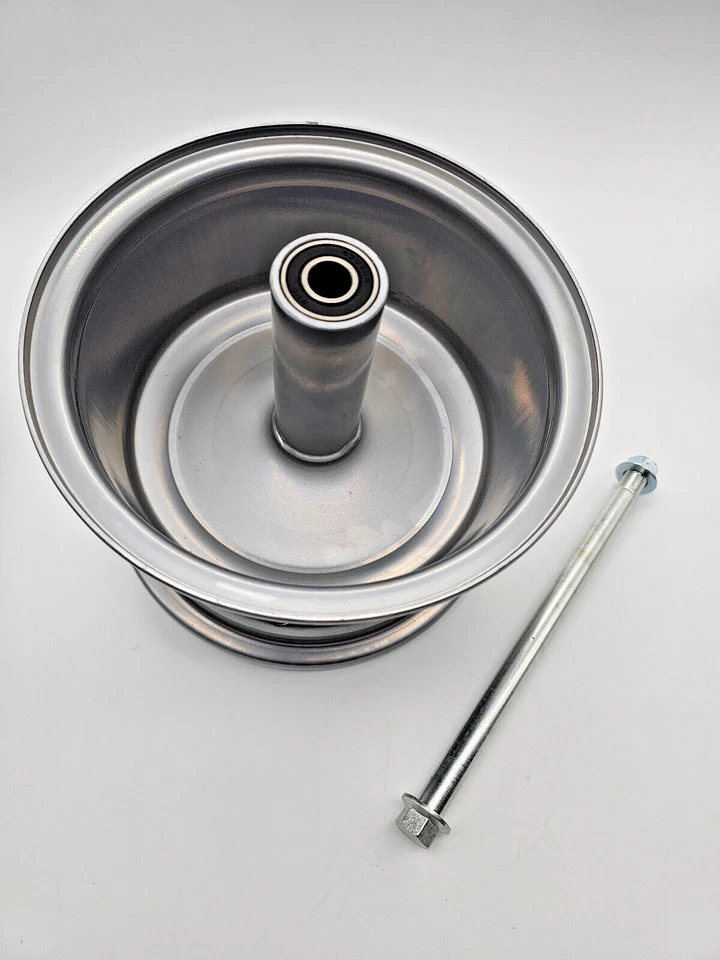 Rueda de llanta delantera y eje delantero de 14 mm * 245 mm para mini bicicleta Coleman Trail CT200U Foto 2 de 4