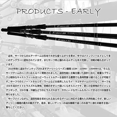 YAMAGA Blanks EARLY for Surf 109MMH Spinning Rod | eBay