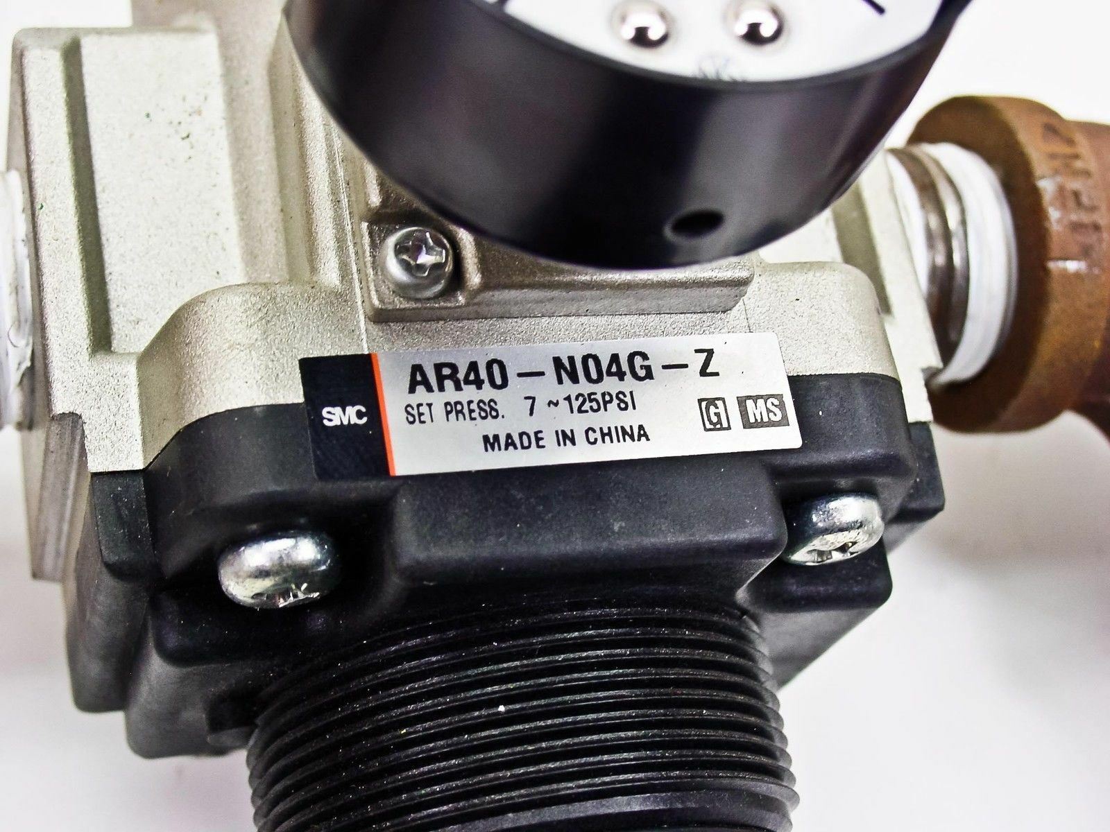 SMC AR40N04GZ Modulator Regulator w/ Nibco Butterfly & Air Compressor