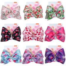 5inch JOJO siwa Big Large  clip girls bow HAIR ACCESSORIES UK 