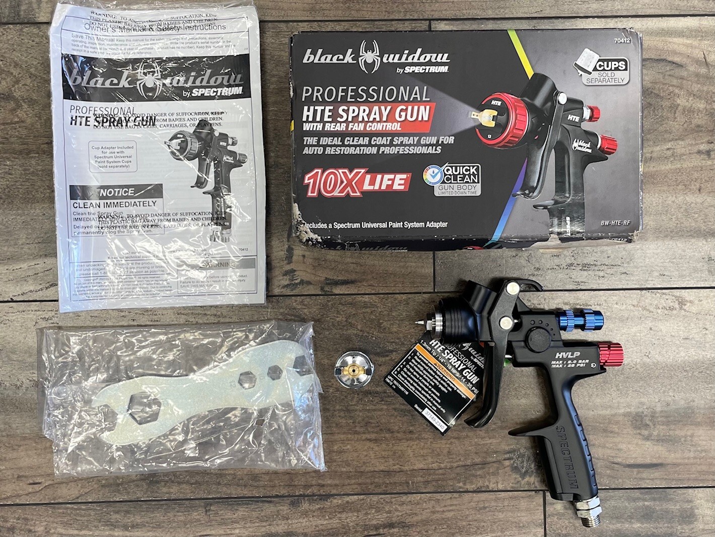 Spectrum Black Widow 70412 Professional Spray Gun BWHTERF eBay