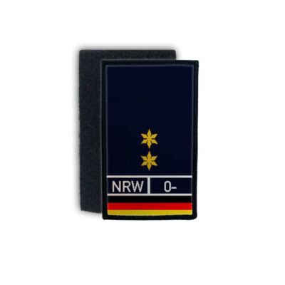 Patch Polizeioberrat POR Beamter PORin Dienst Dienstkleidung 9,8x6cm #30874