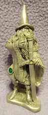 Rawcliffe Pewter 2000 #1141048 Wizard W/Sword Figurine, Measures 4"x1¾"x1¾" 