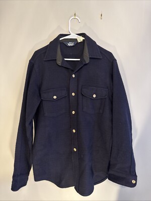 WOOLRICH ネイビー ALASKAN WL OVERSHIRT S s-l400.jpg