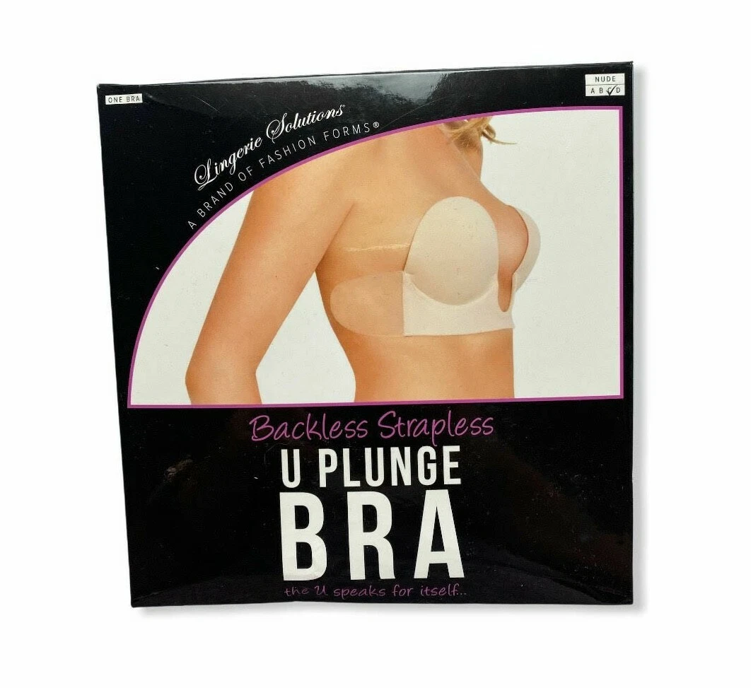 U Plunge Backless Strapless Bra