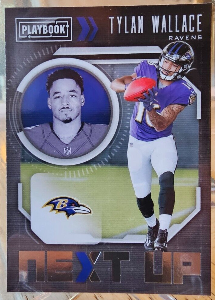 2021 Panini Playbook Next Up #NXT-TWA Tylan Wallace Baltimore Ravens