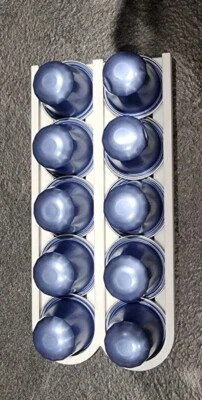 Soporte para cápsulas/cápsulas de café Nespresso - montado en la pared o debajo del estante corto 2 filas - Imagen 1 de 4