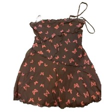 Urban Outfitters Black Pink Butterfly Mini Dress. Cute Women’s Medium