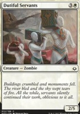 Dutiful Servants x4 - Hour of Devastation - NM-Mint, English - Hour of Devastati
