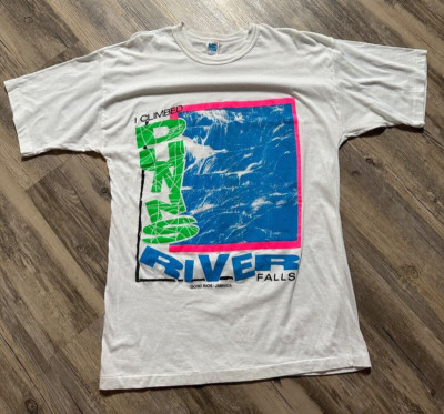 Vtg Ocho Rios Jamaica Dunns River Falls Tourist T-Shirt Size XL