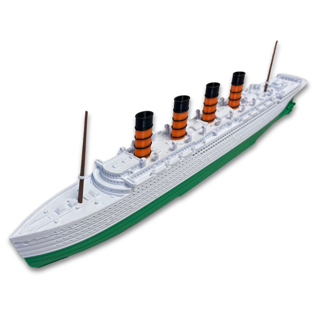 RMS Mauretania Model Ship 1 Ft Long By TitanicToyCo - Titanic Toys For Kids