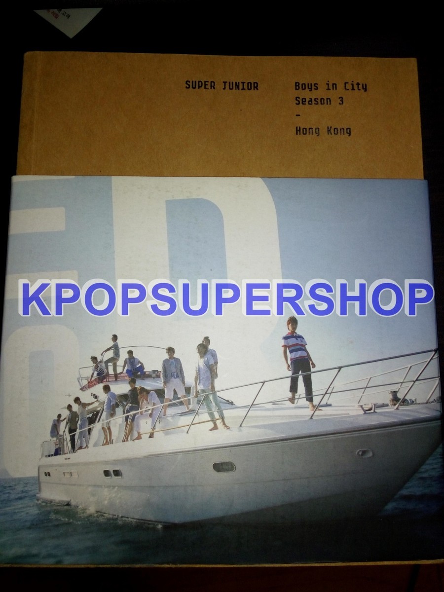 Super Junior Season 3 Boys in City Hong Kong Photobook DVD