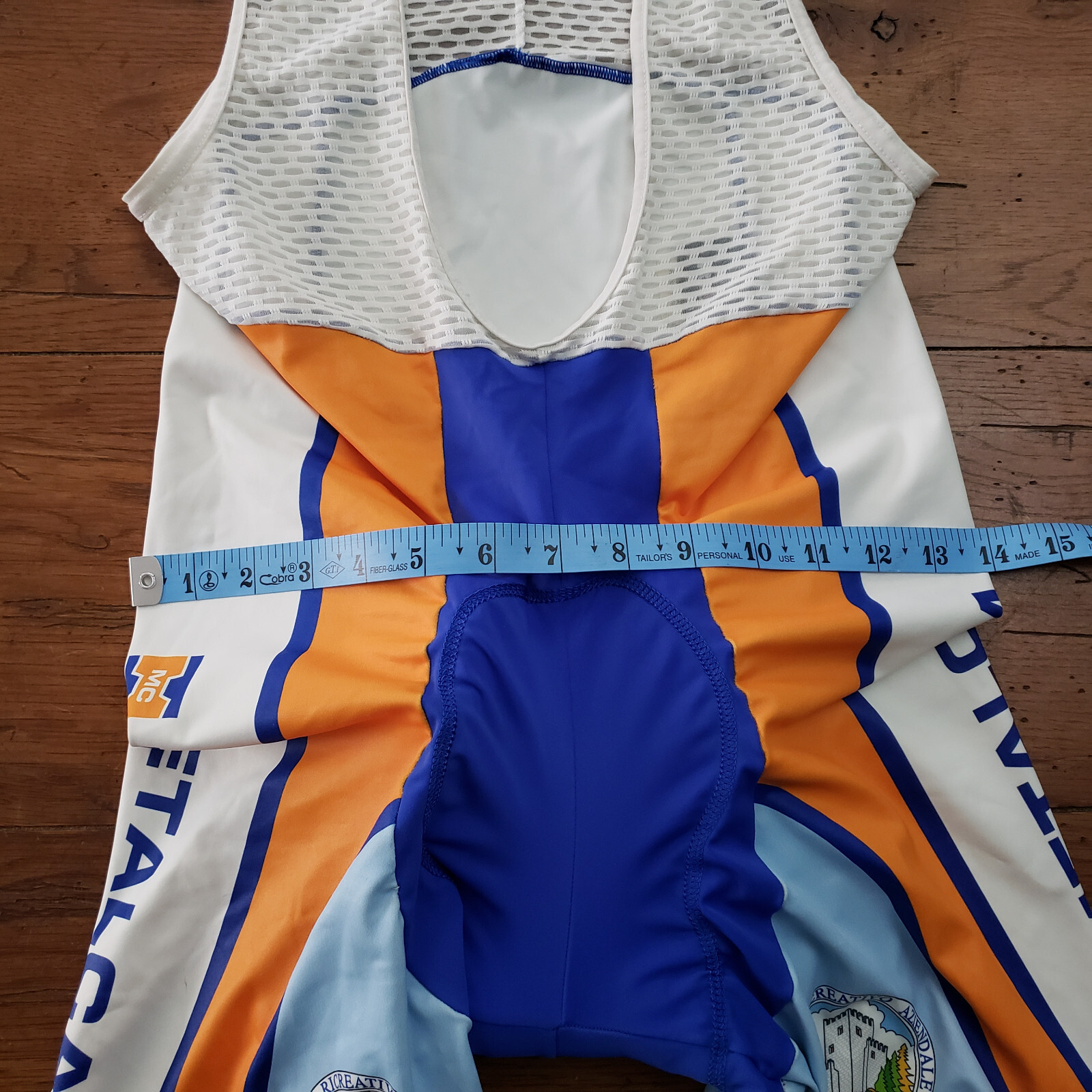 Rosti Mens Medium Cycling Bibshorts Vintage Italy 7" 14" (8/10) M