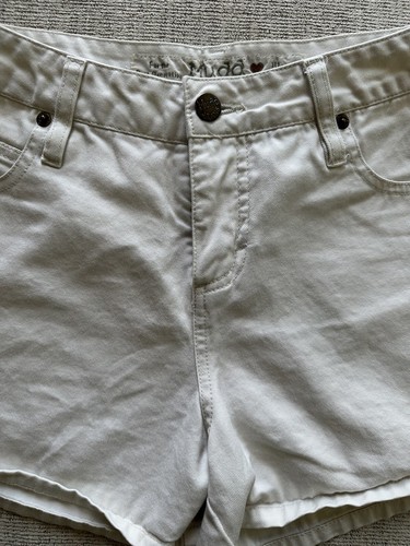 Vtg y2k Early 2000s MUDD ripstop cotton shorts sz 7 Beige Bratz - Picture 6 of 10