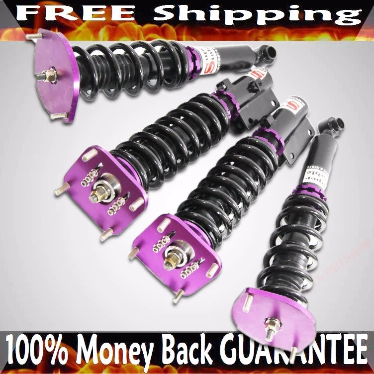 Coilover Suspension lowe kits PURPLE fit 86-91 Mazda RX-7 FC3S RS Type  - Imagem 2 de 4