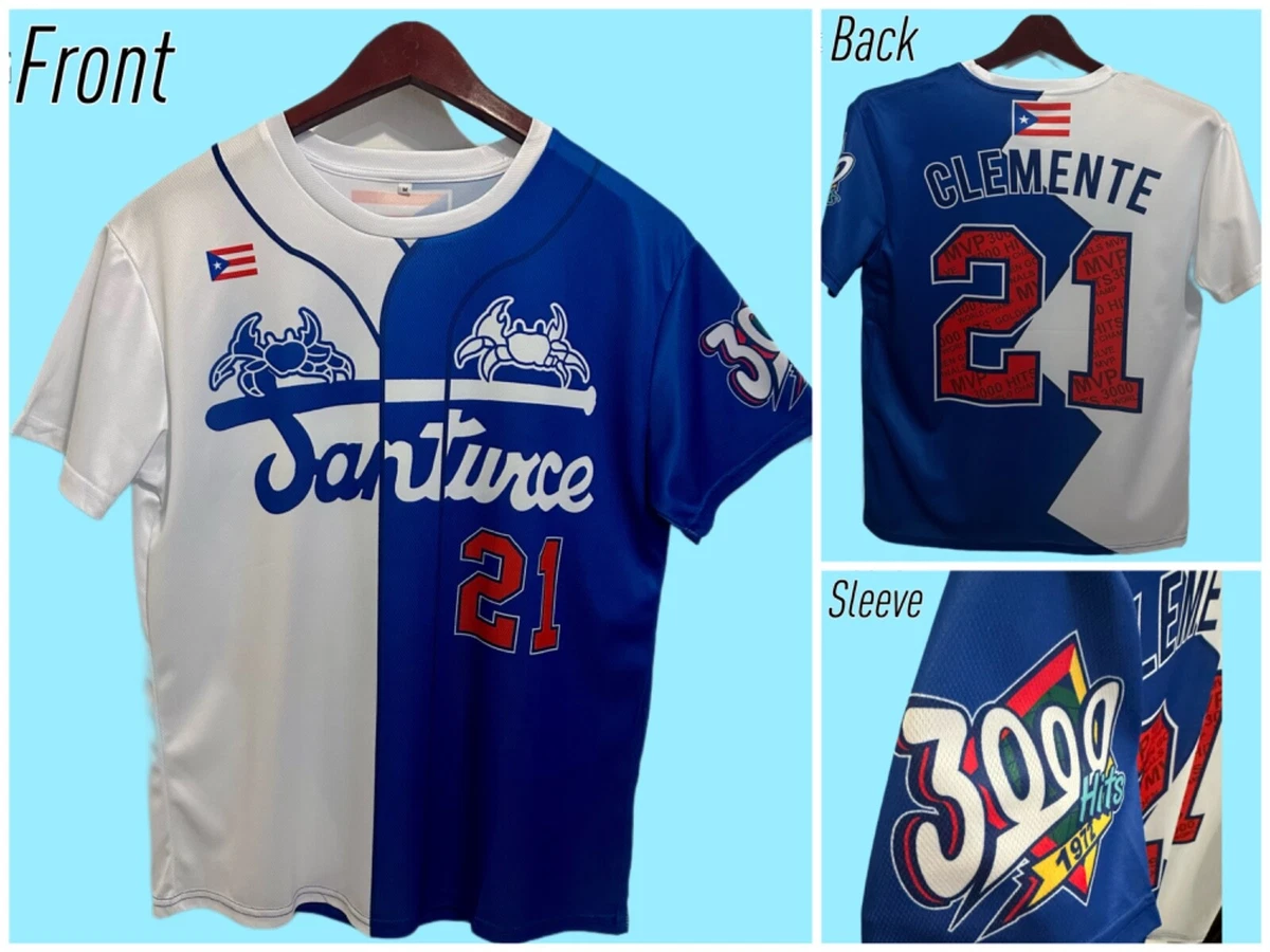 Roberto clemente jersey santurce sales