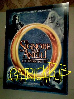 RIVISTA IL SIGNORE DEGLI ANELLI IL RITORNO DEL RE