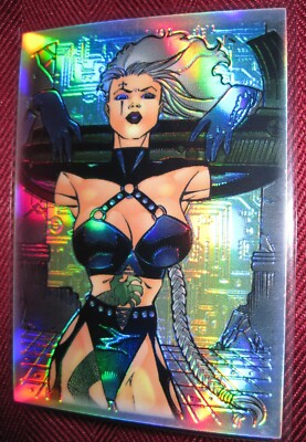 1997 KROME LETHAL STRIKE CHROMIUM #32 HOLOCHROME PARALLEL CARD NM