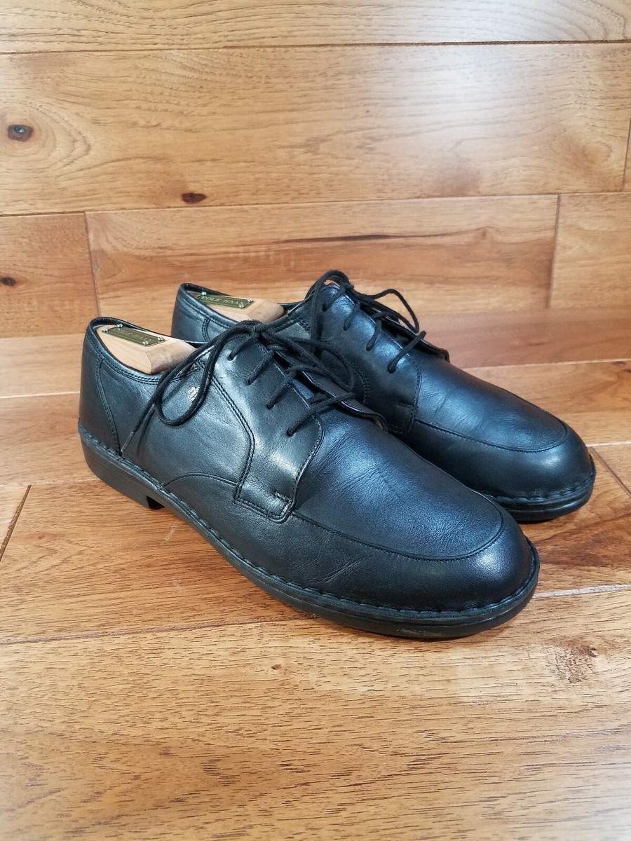 FINN Comfort Men's Hilversum Black Leather Oxford Comfort Shoes