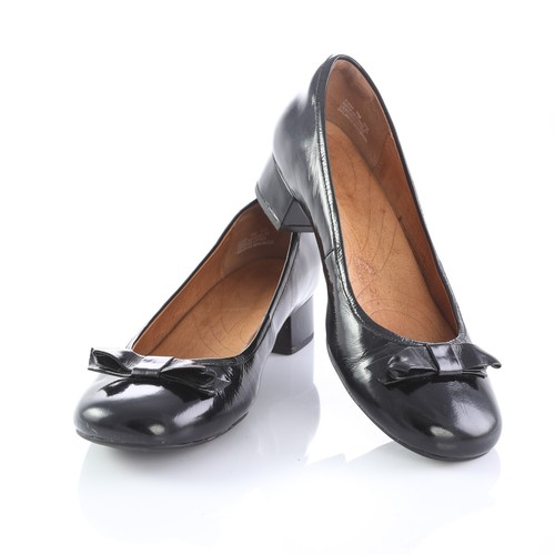 Clarks Charol Negro Tacones Zapatos De Ballet Zapatos sin Taco Sin Arcos  para mujer 7 Sn 61094 | eBay