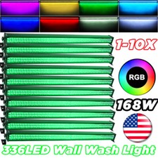 168W RGB 366LED Stage Wash Lighting Bar DMX Party Club DJ Bar Wall Washer Light
