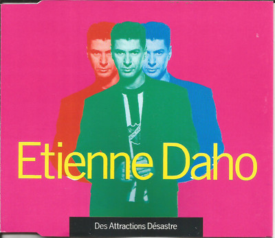 ETIENNE DAHO Des Attractions Desastre 6TRX w/ 4 REMIXES & INSTRUMENTAL CD single
