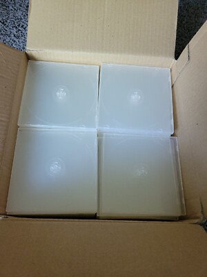 79  5.2MM SLIM CLEAR DOUBLE POLY CD DVD CASE BOX 6176 Cases New