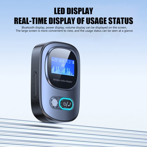 Portable Bluetooth 5.3 USB Wireless Transmitter Receiver Audio Adapter 3.5mm Aux - Picture 3 of 14