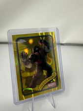 2025 Topps Chrome Marvel Juggernaut Yellow Lava Refractor #146