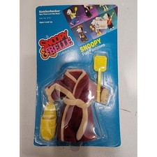 Vintage 1958 Knickerbocker Snoopy 9751 Fun Fashions Bathrobe Slippers New