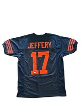 ALSHON JEFFERY #17 PHILADELPHIA EAGLES HAND SIGNED JERSEY W/JSA/COA SIZE UNKNOWN