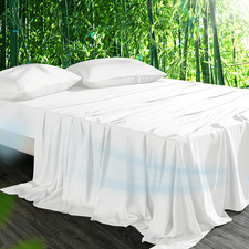 Hot Sleeper Sheets Cooling Sheets Set Cal King Size Viscose Derived From Bamboo