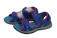 Merrell Panther Sandal 2.0 Girls Size 2 Turquoise Purple Hook Loop TQPUR Water