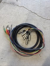 Hosa STX-805 8-Channel Audio Snake Cable 1/4" TRS to Male XLR 16ft