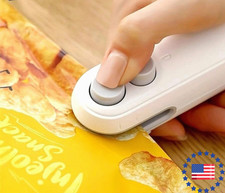 Mini Bag Sealer Rechargeable Bag Sealer 2 In 1 Bag Sealer Heat Seal With Cutter.