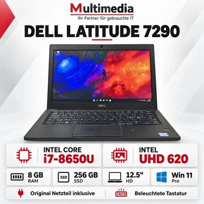 Dell Latitude 7290 · i7-8650U · 8GB · 256GB