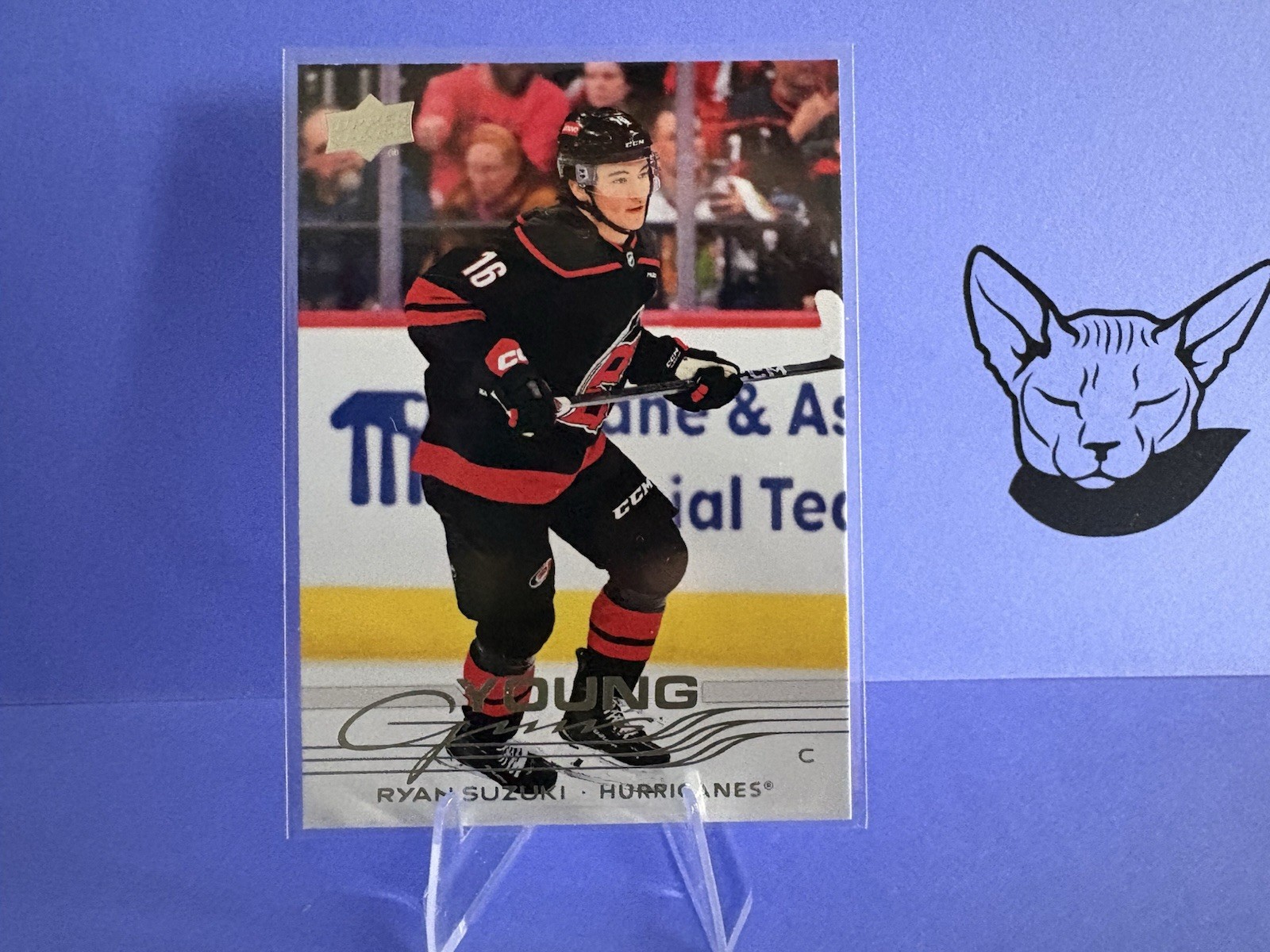 2025-26 Upper Deck Series 1  Young Guns Ryan Suzuki #214 Carolina Hurricanes