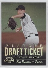 2011 Playoff Contenders Draft Tickets 89/99 Heath Hembree #DT15 e5r