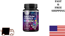 Calcium 1200 mg with Vitamin D3 - Bone Health Supplement, Vitamin D 180 tablets