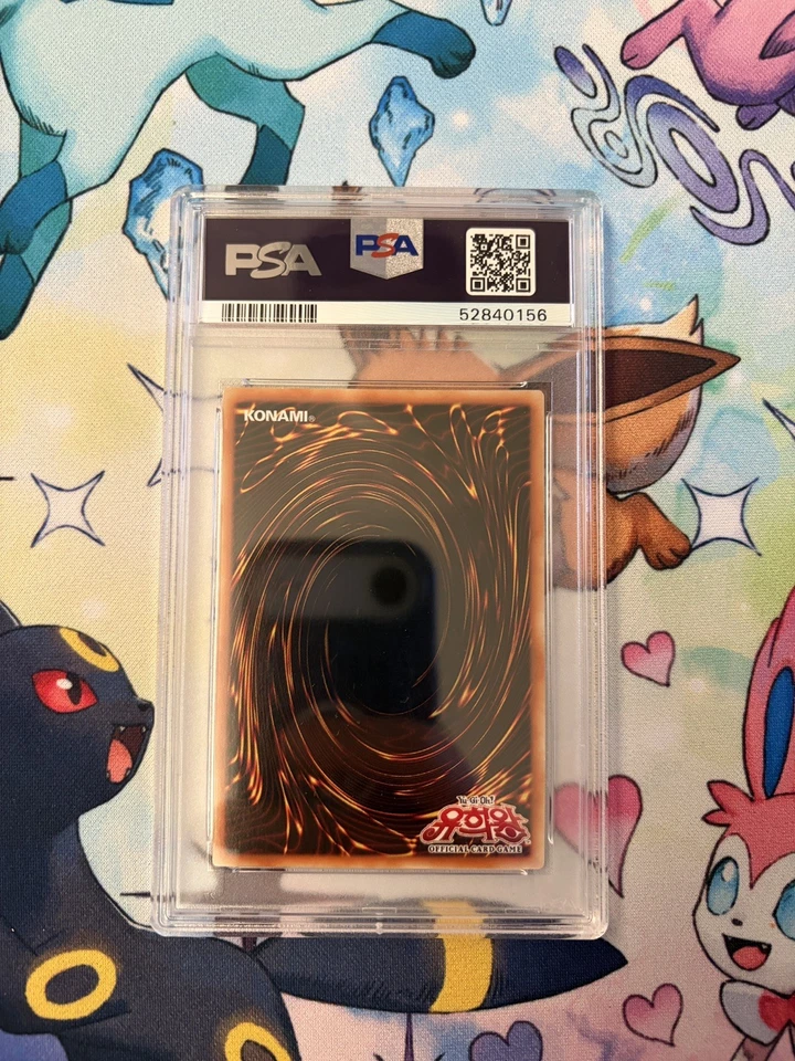 PSA 9 Dark Magician LOB-K005 Yugioh Legend of Blue-Eyes White Dragon (Korean), foto 2 di 2