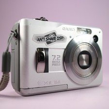 Casio Digital Camera Exilim EX-Z120 7.2MP Silver Tested