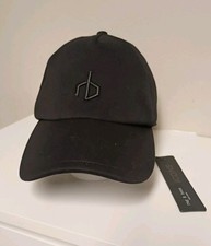 Rag & Bone Icons Aron Baseball Cap Jet Black ...