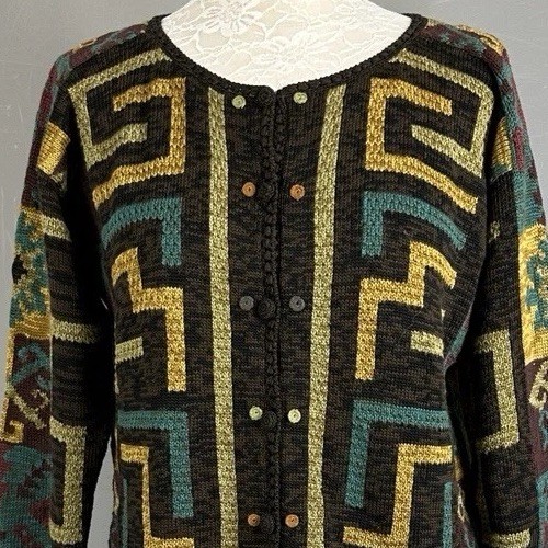 Peruvian Connection Aztec Patterned Pima Cotton C… - image 2