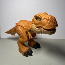 Fisher-Price Imaginext Jurassic World Thrashin' Action T. Rex figure.